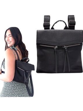 BOTKIER NEW YORK Black Trigger Backpack or Shoulder bag EUC